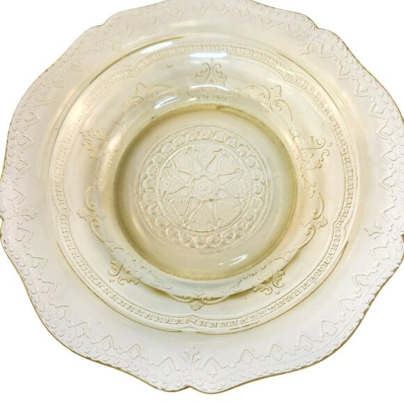 ✨Vintage Patrician Amber Depression Glass Cereal Bowl - Federal Glass Design Ele - Picture 6 of 7